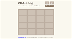 Desktop Screenshot of 2048.org