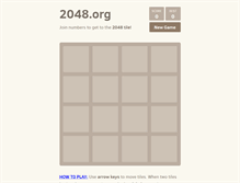 Tablet Screenshot of 2048.org