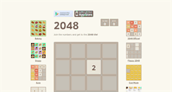 Desktop Screenshot of 2048.mobi